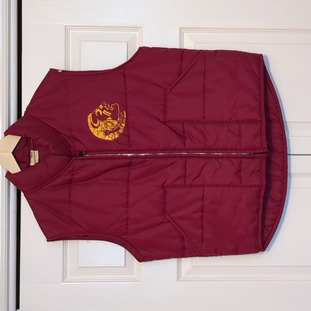 FSU Vintage Chalk Line Puffer Vest Sz. L